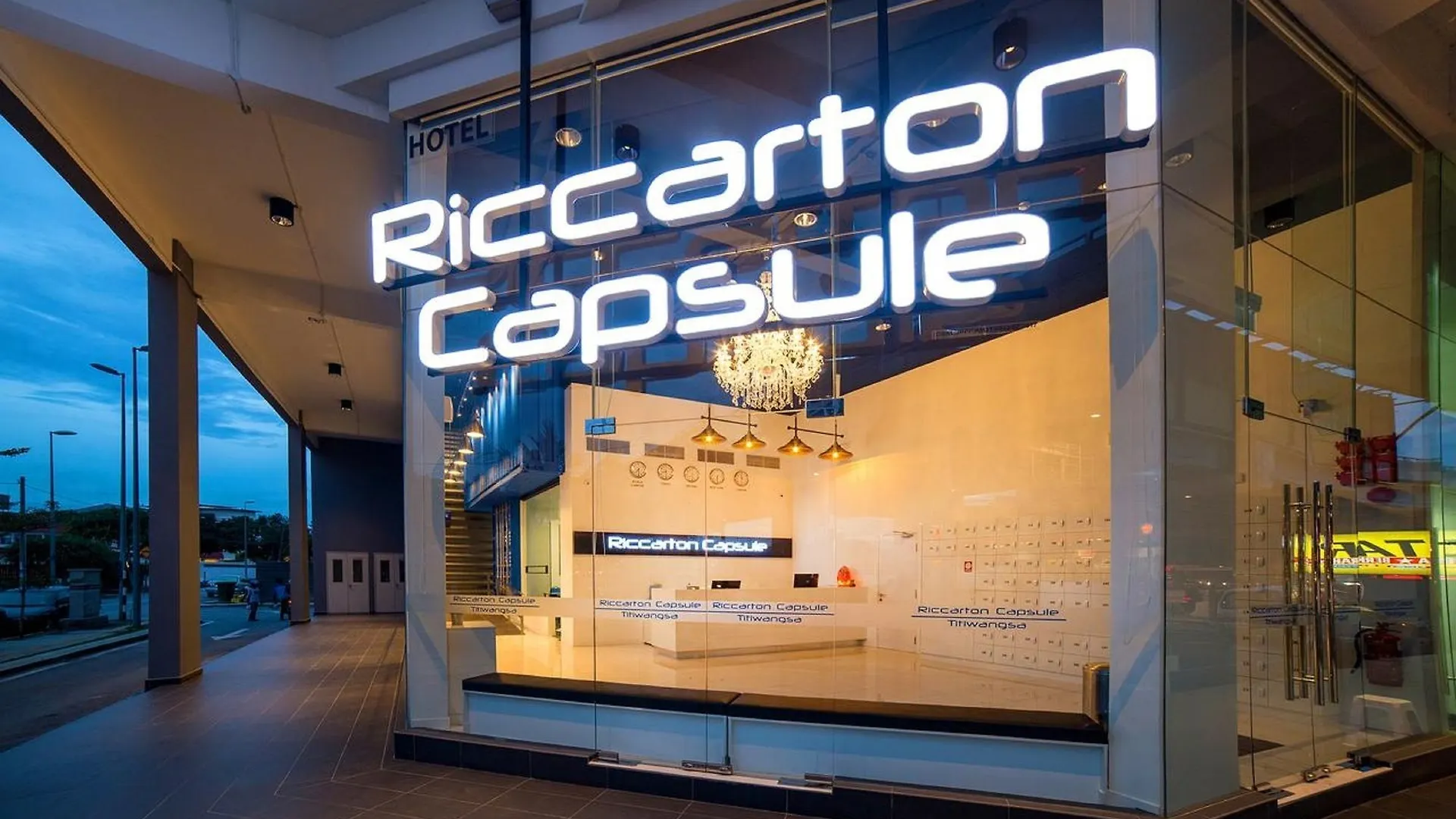Riccarton Capsule Hotel location